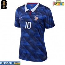 Frankreich Kylian Mbappe #10 Heimtrikot Frauen WM 2026 Kurzarm